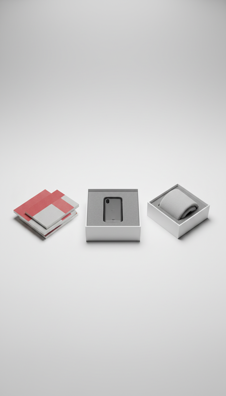 Minimalist Packaging Concept Display
