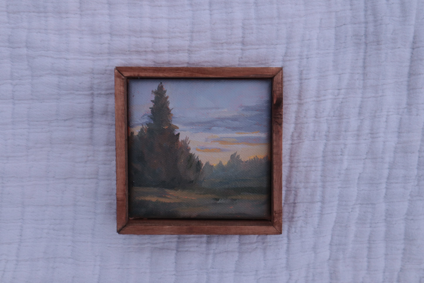 “Summer Air” mini canvas oil painting