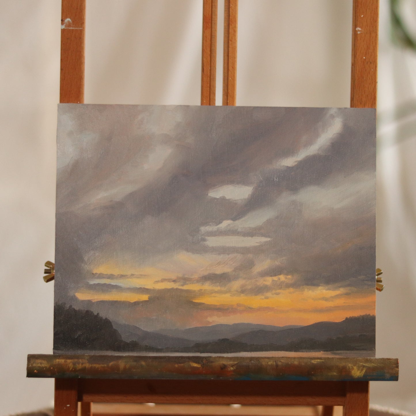 Painting #10 “Distance Storms”