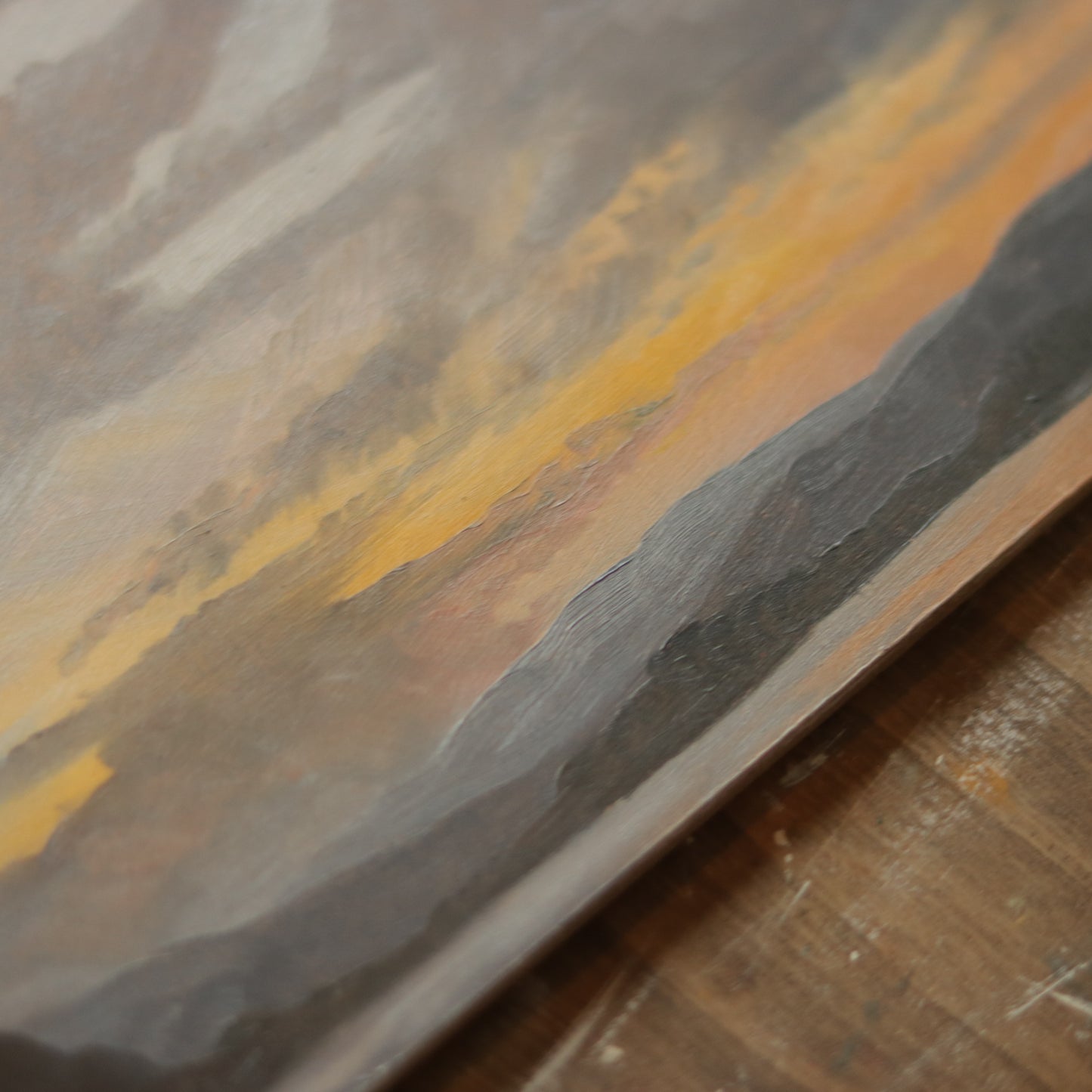 Painting #10 “Distance Storms”